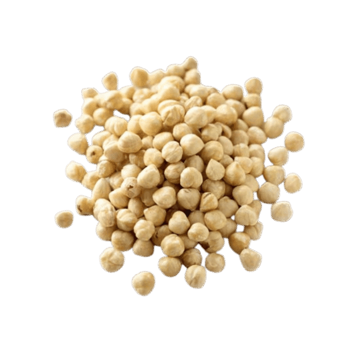 Georgian blanched hazelnuts are skinless, ivory-colored kernels produced through a gentle blanching process.