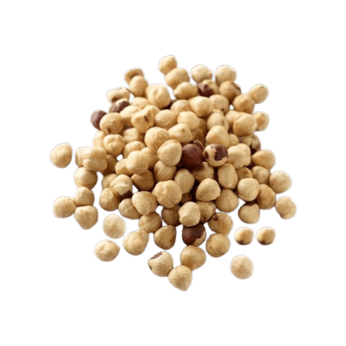 Georgian roasted hazelnut kernels are heat-treated to bring out a rich aroma, golden color, and crunchy texture.
